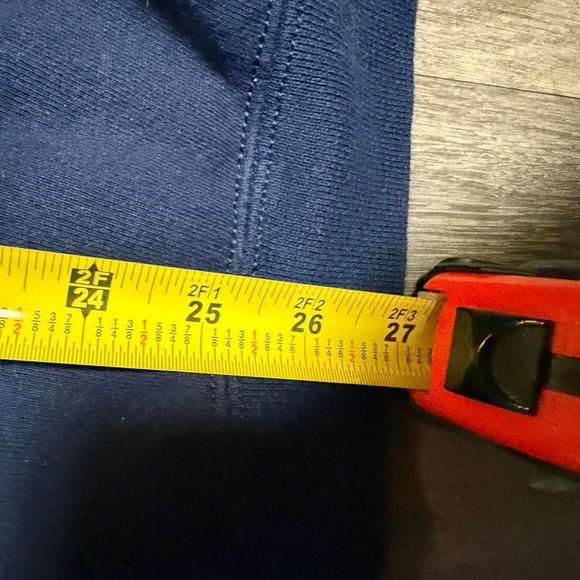 Vintage 90s USA navy crewneck sweater baggy XL - Picture 5 of 5